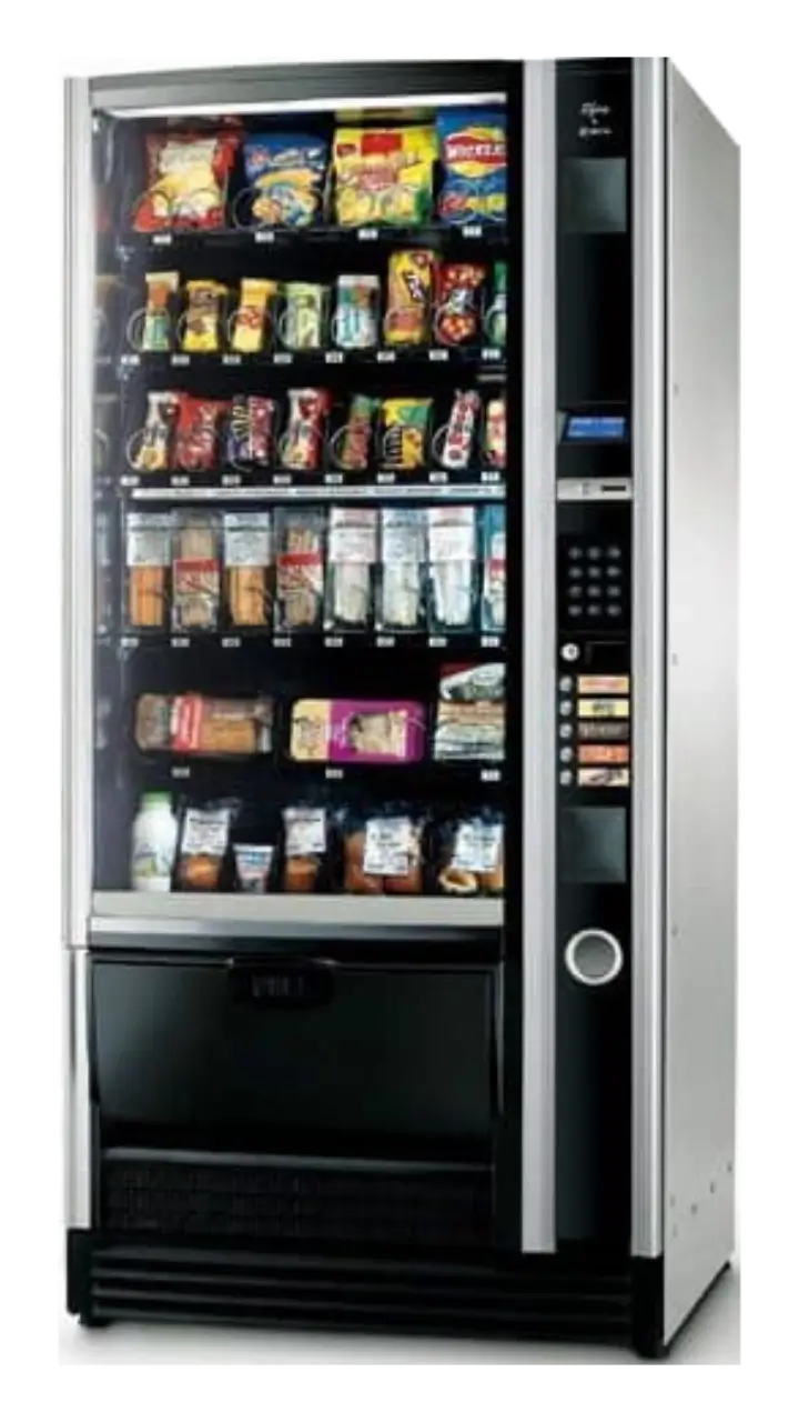 מכונה אוטומטית משולבת לשתייה וחטיפים